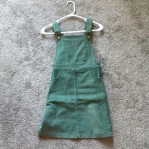 Dry Goods olive green corduroy dress